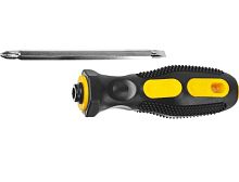 Отвертка двусторонняя  STAYER Hercules, PH2/SL6, 80 мм, 2512_z02  картинка